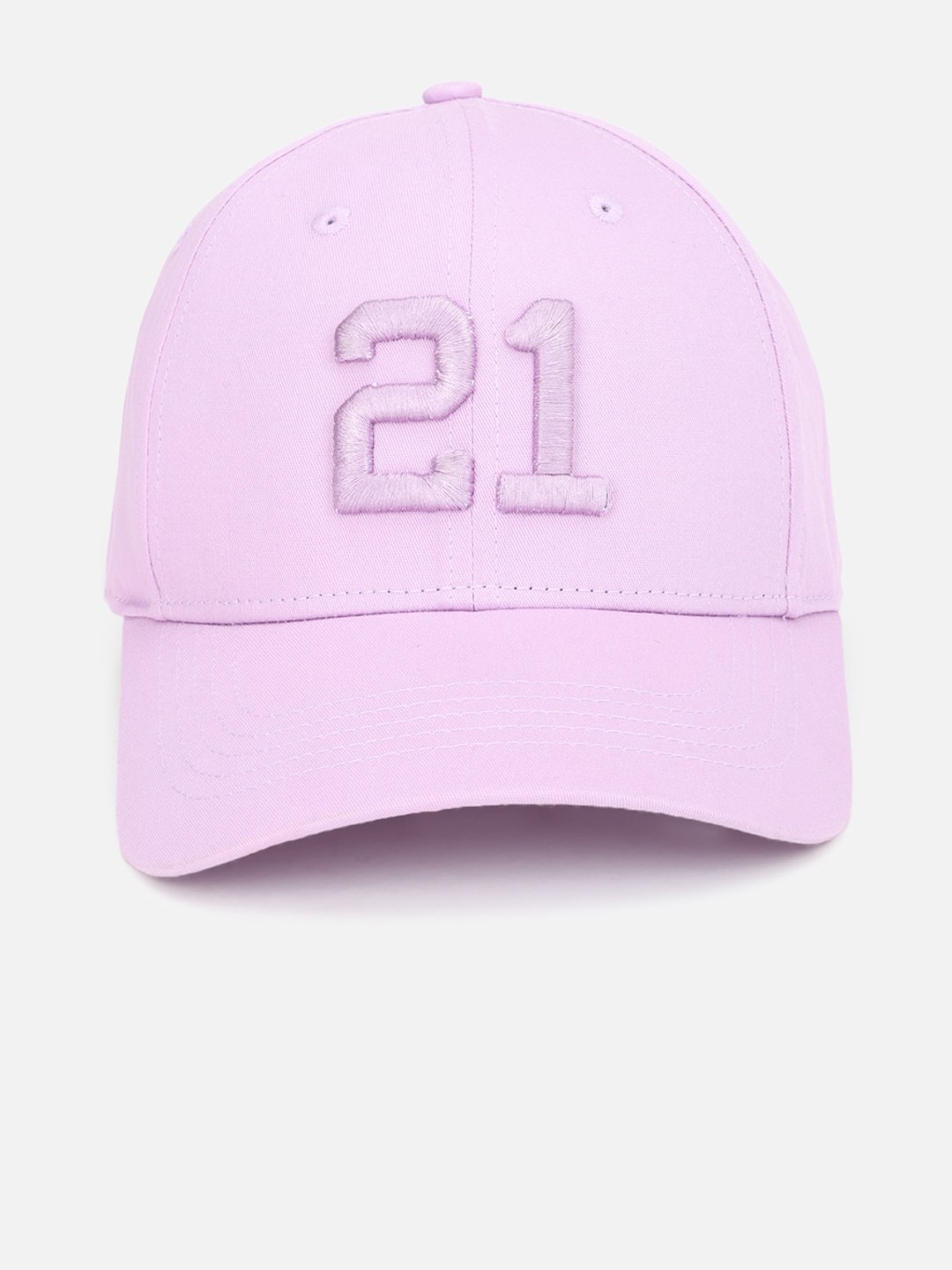 

FOREVER 21 Women Embroidered Baseball Cap, Purple