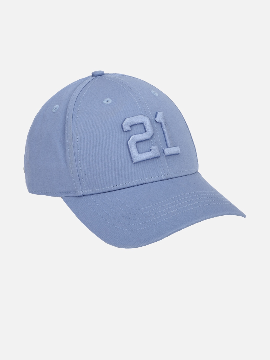 

FOREVER 21 Women Blue Pure Cotton Baseball Cap