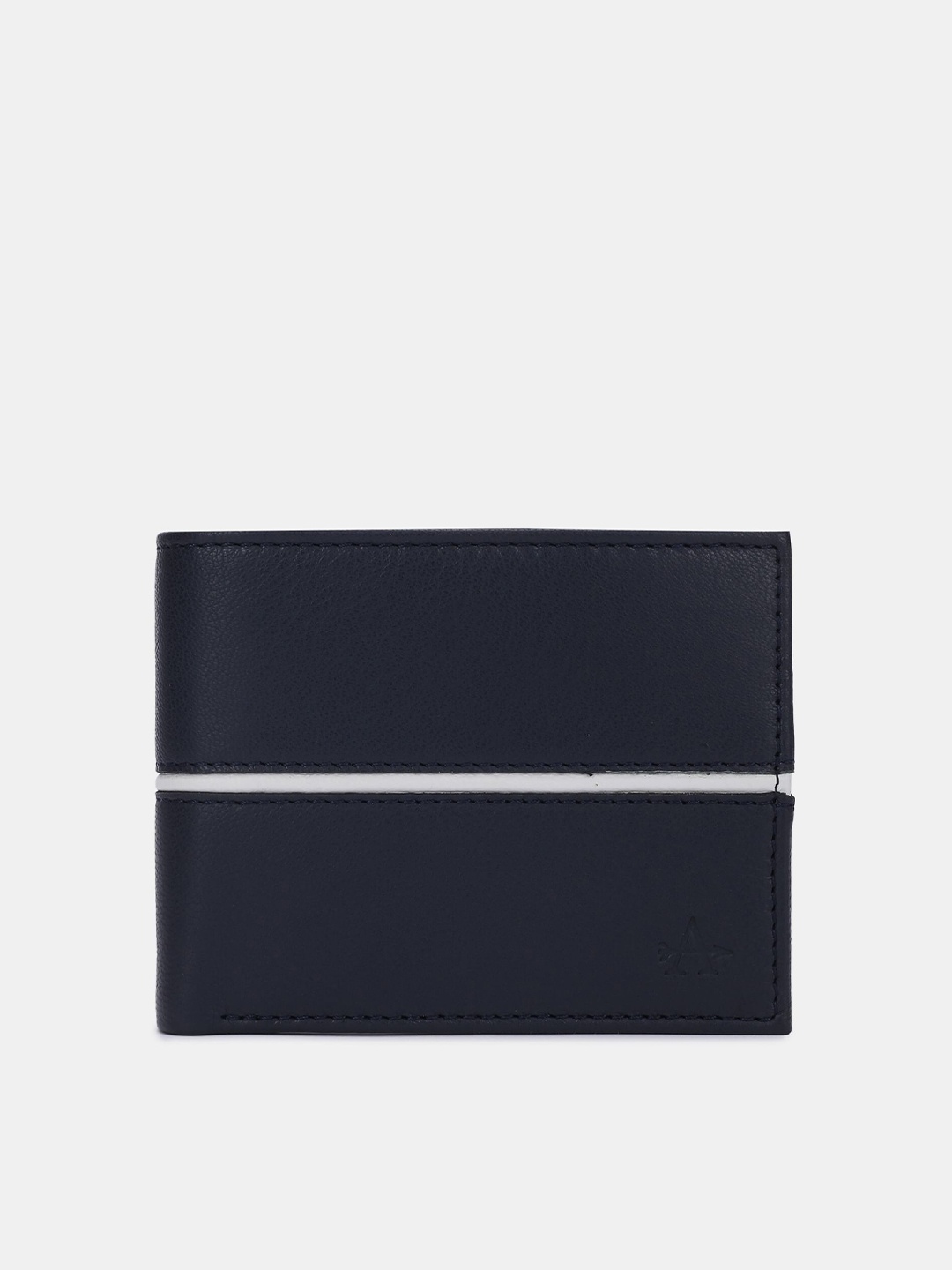 

Arrow Men Leather Two Fold Wallet, Blue