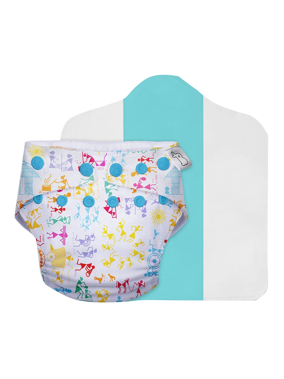 

SuperBottoms Kids Reusable & Washable Cloth Diaper, White