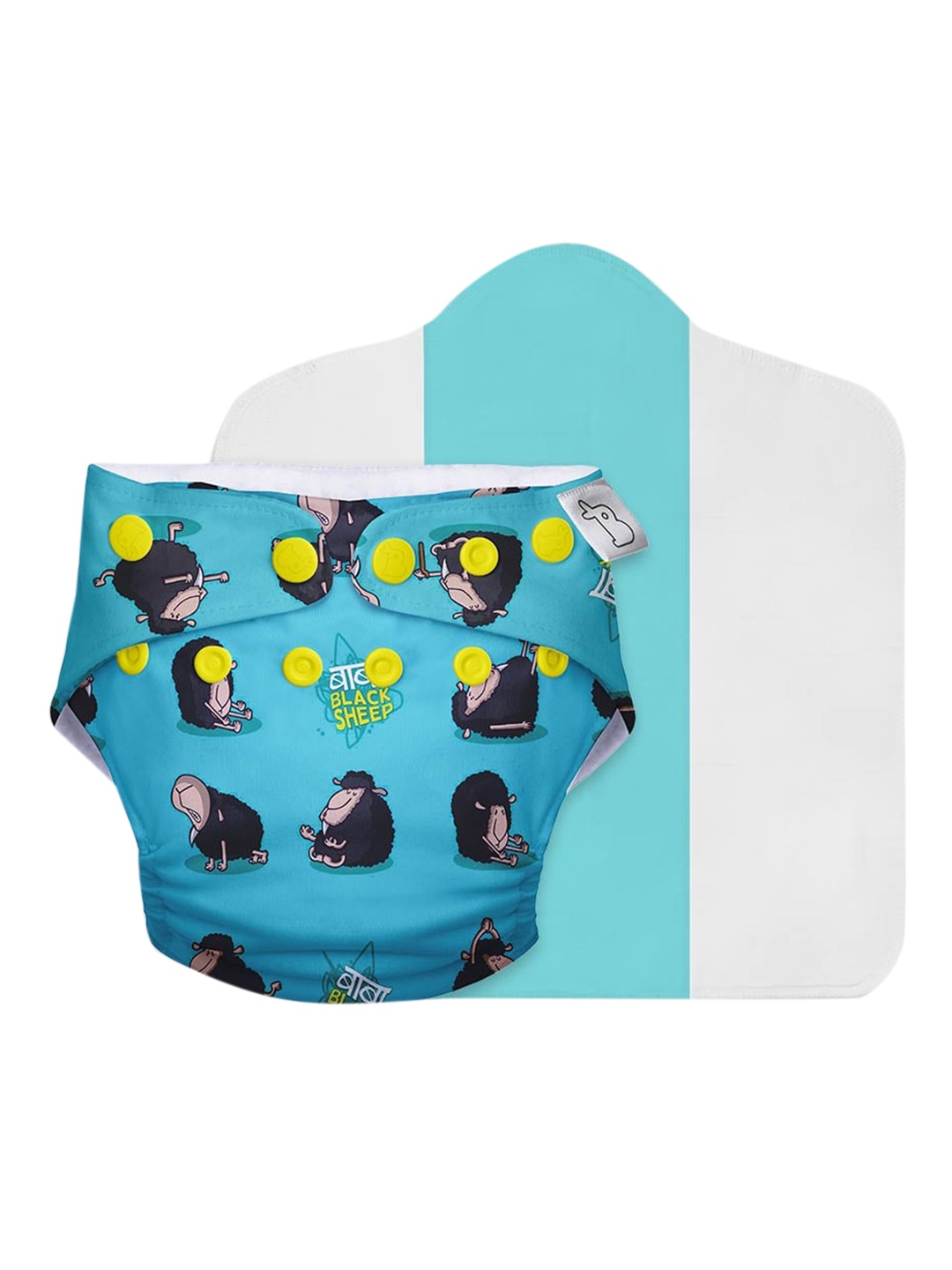 

SuperBottoms Kids Reusable & Washable Cloth Sustainable Diaper, Blue