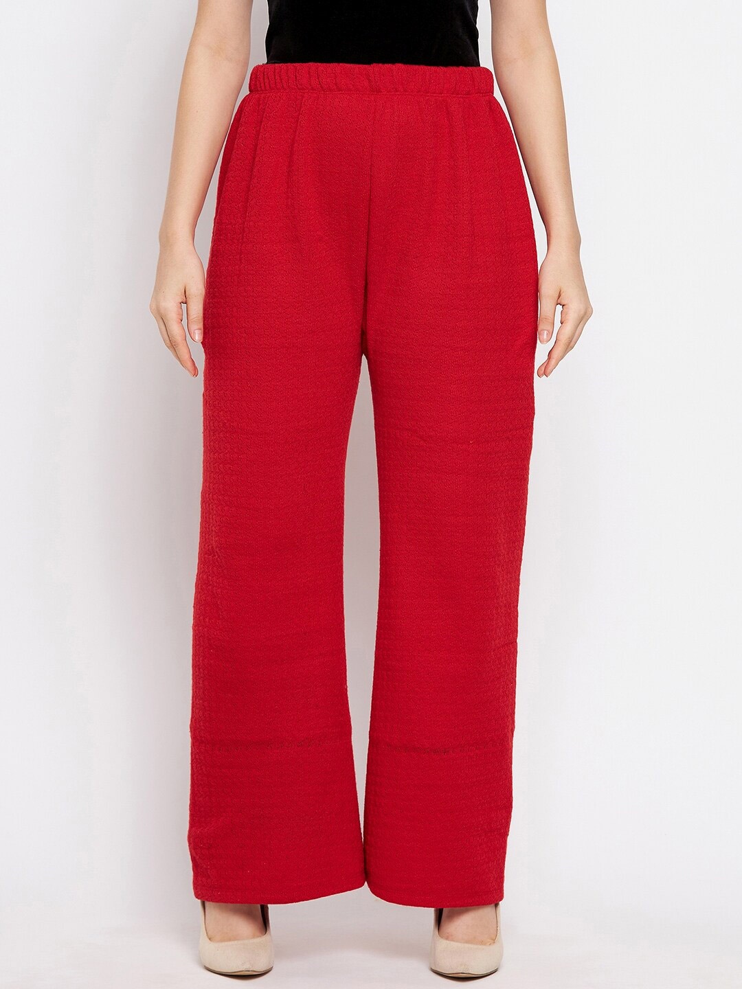 

Clora Creation Women Red Palazzos