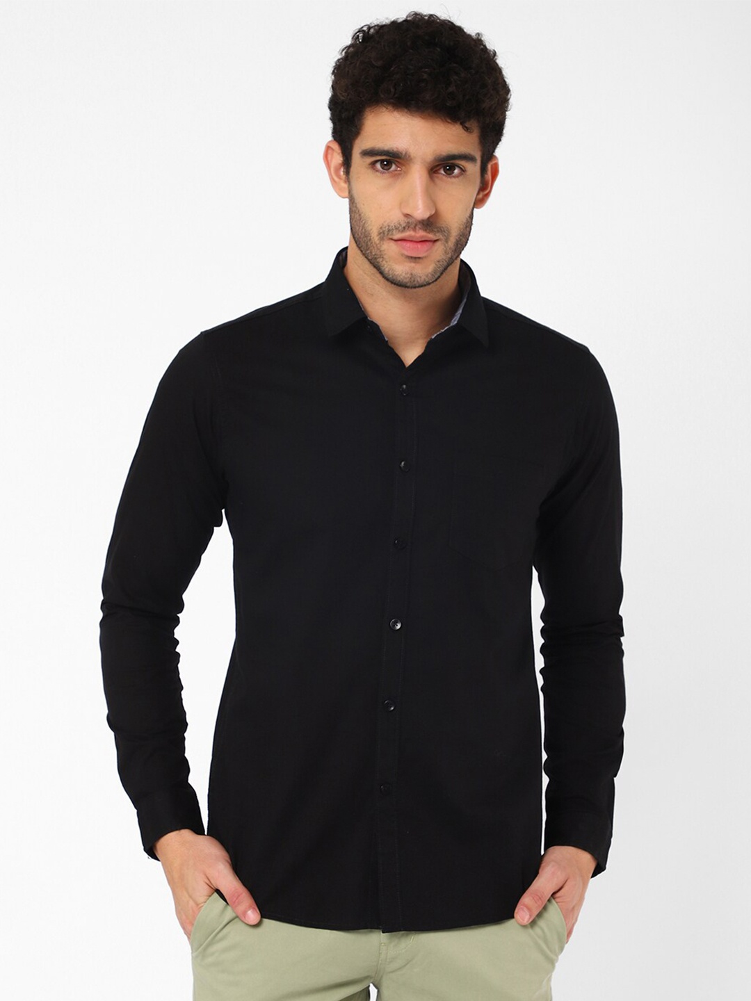 

R&B Men Grey Casual Shirt