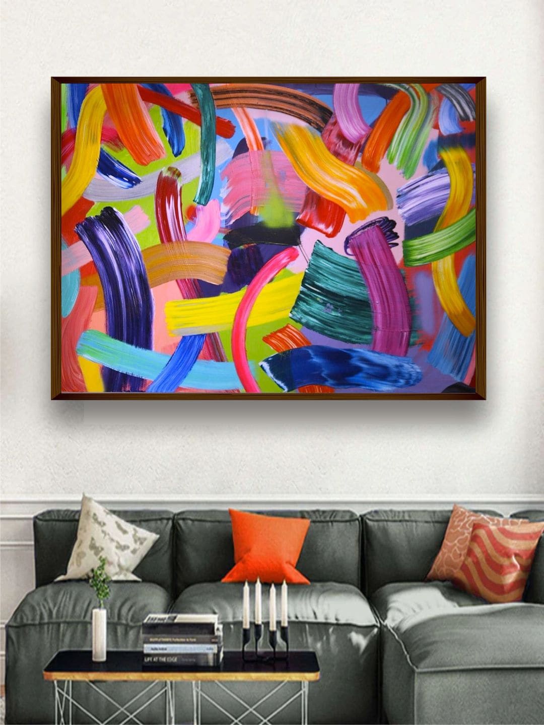 

The Art House Abstract Framed Painting Wall Art, Na