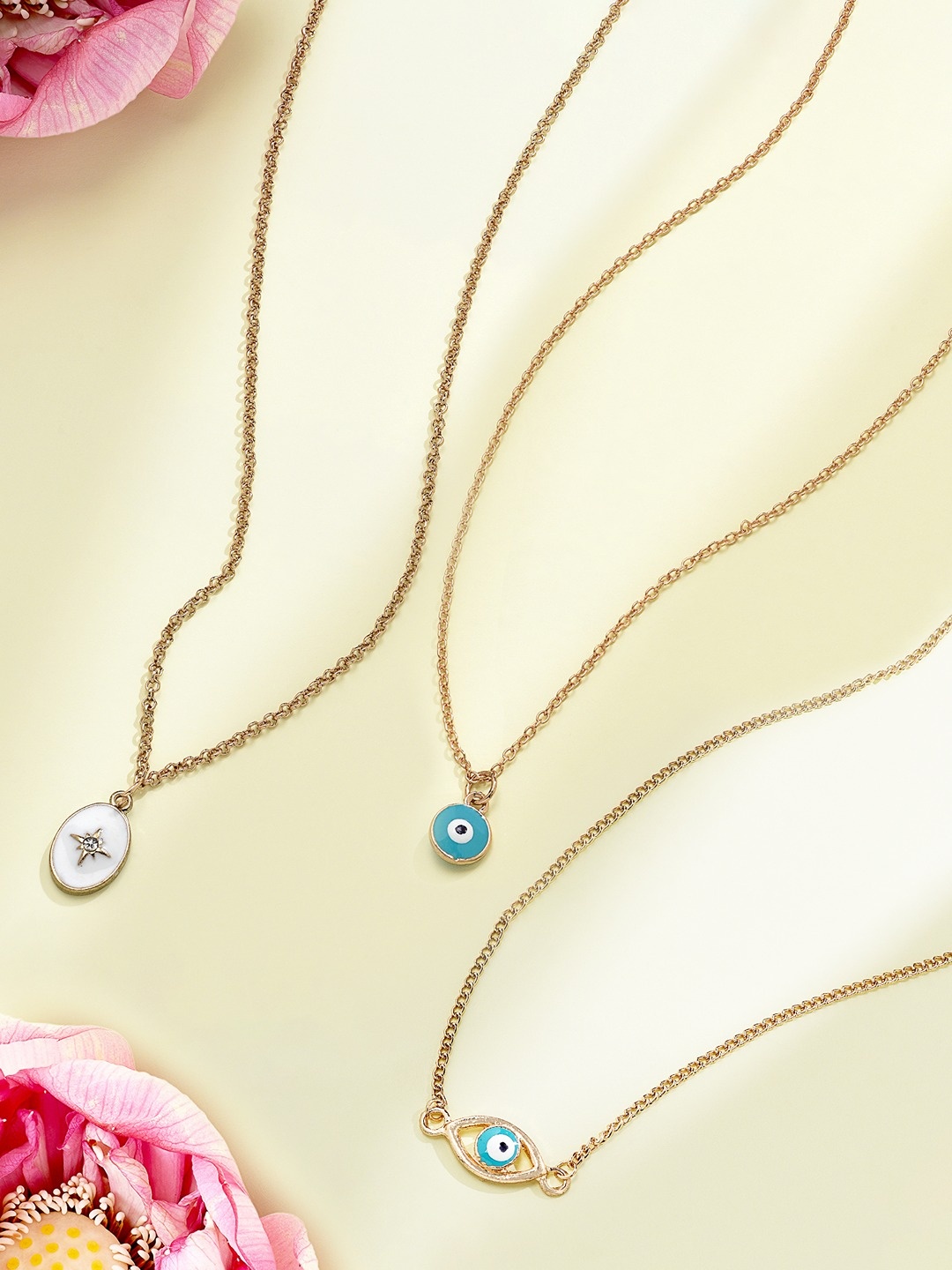 

AMI Set of 3 Gold-Plated Contemporay Chain