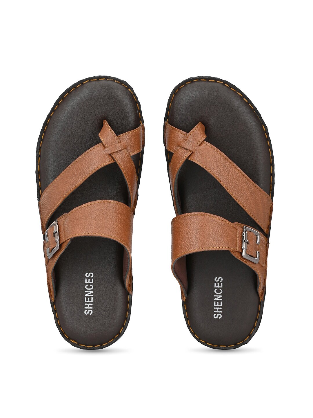 

SHENCES Men Comfort Sandals, Tan