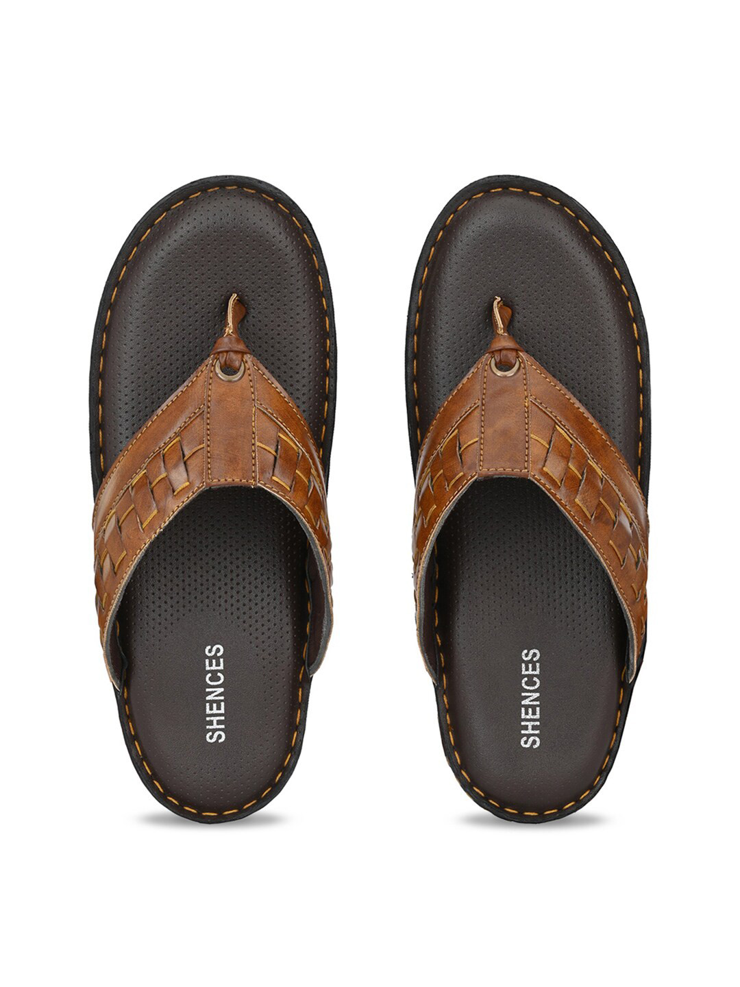 

SHENCES Men Comfort Sandals, Tan