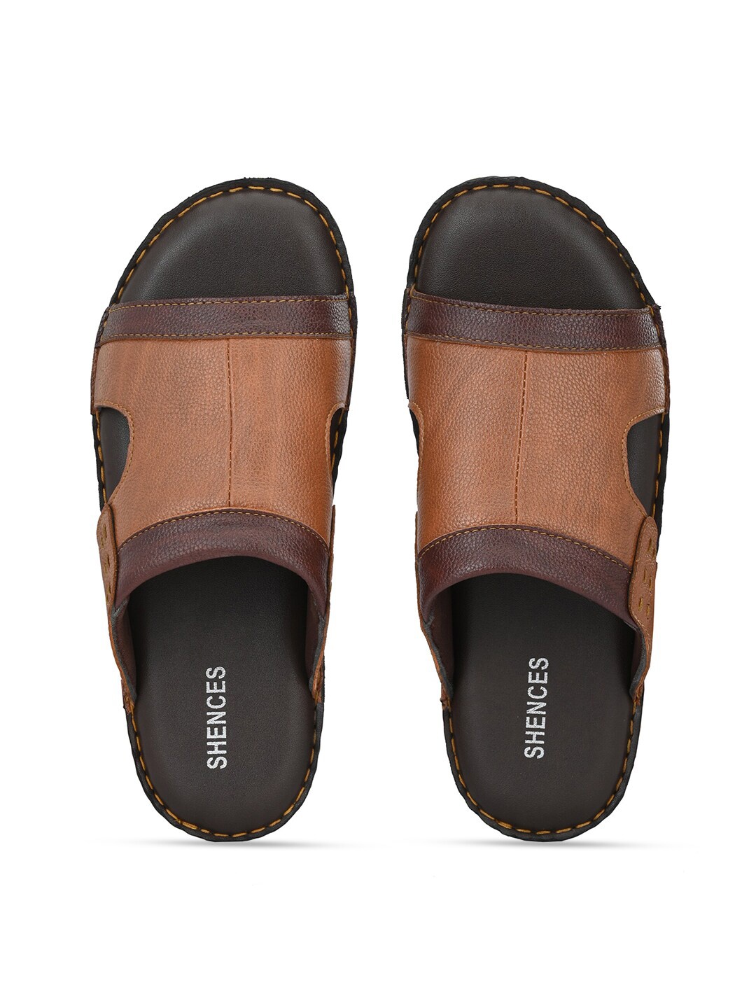 

SHENCES Men Comfort Sandals, Tan