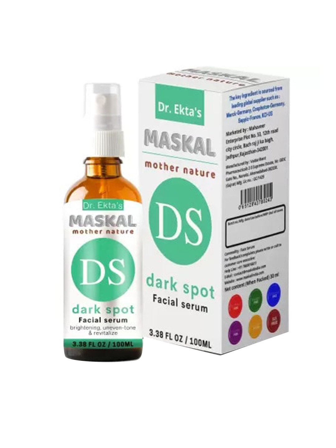 

MASKAL Dr Ektas 2% Alpha Arbutin Face Serum, White