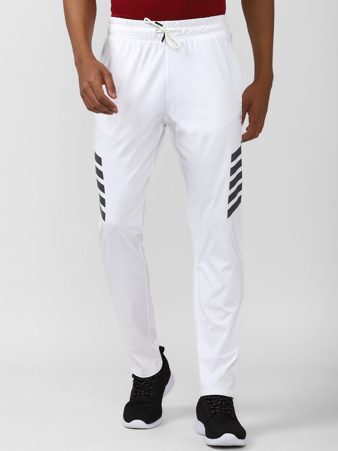 

Van Heusen Flex Men White Solid Slim-Fit Track Pants