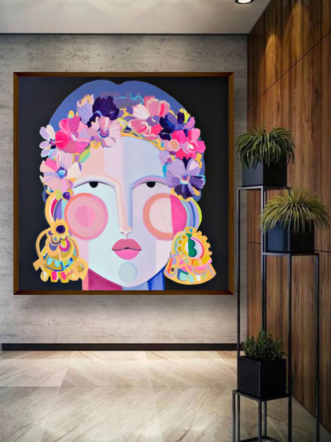 

The Art House Multicoloured Abstract Painting Wall Art, Multi