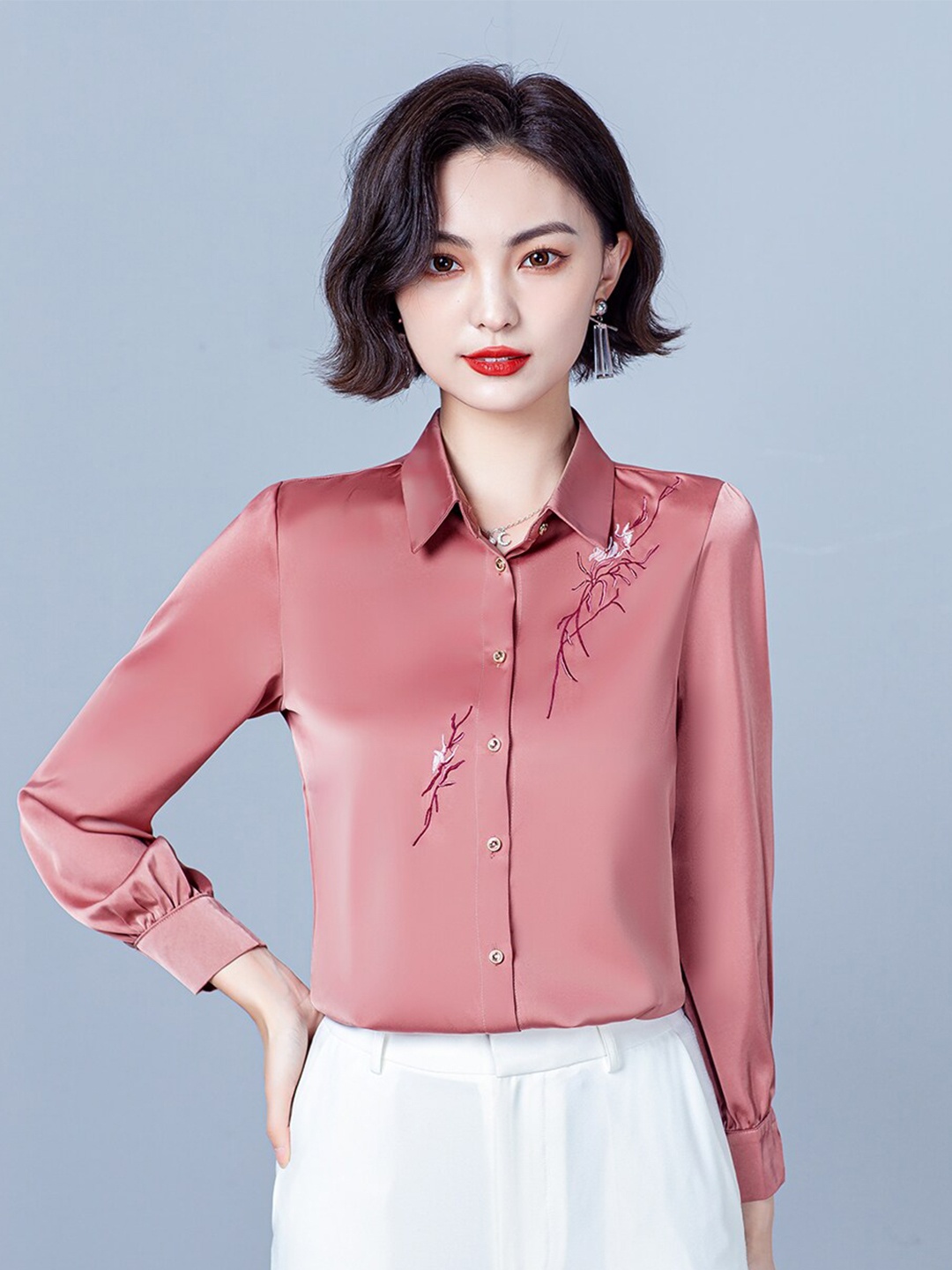 

JC Collection Women Pink Casual Shirt