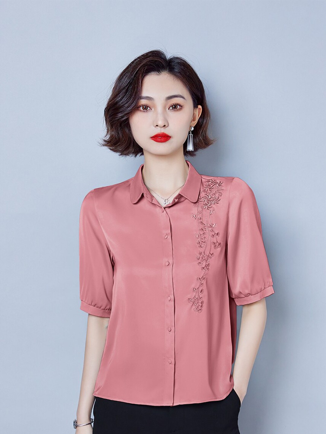 

JC Collection Women Pink Casual Shirt