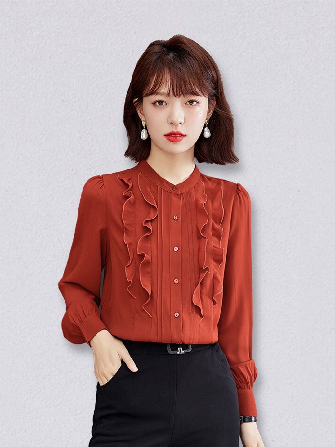 

JC Collection Women Coral Casual Shirt