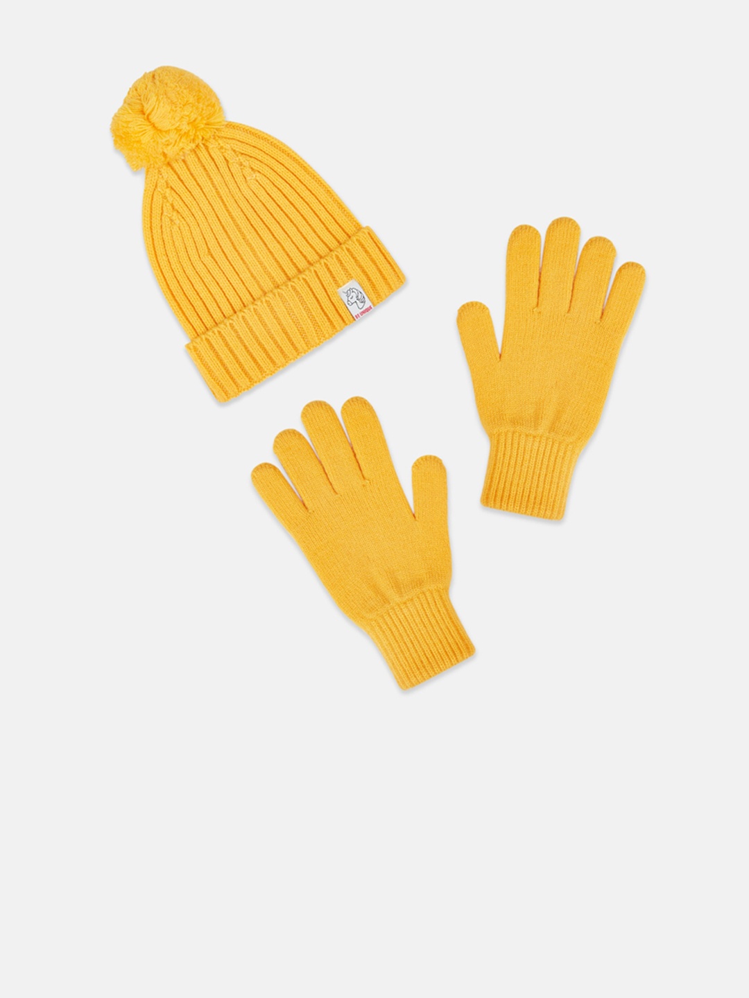 

Pantaloons Junior Girls Yellow Beanie