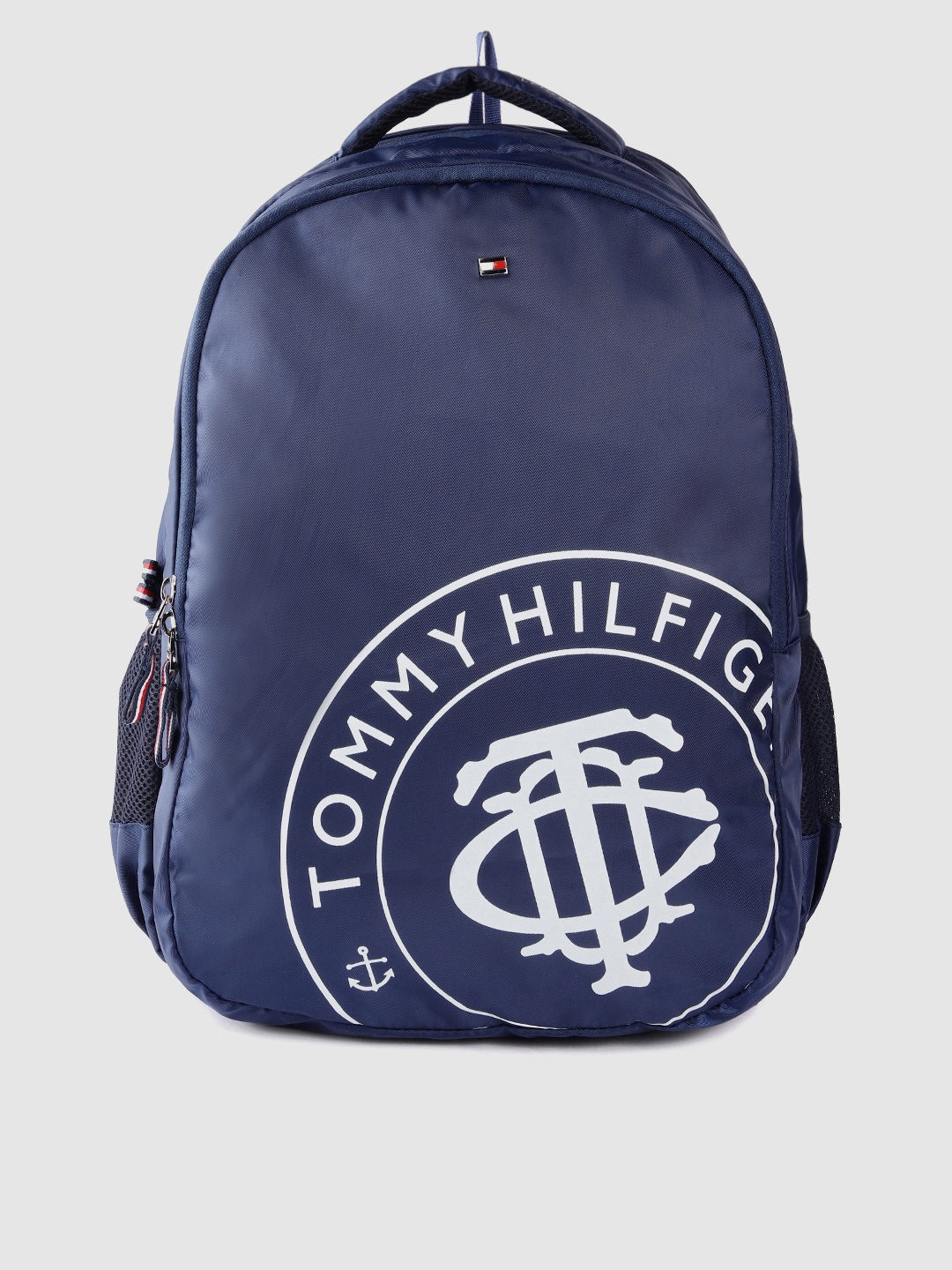 

Tommy Hilfiger Unisex Brand Logo Print Backpack - 31 L, Navy blue