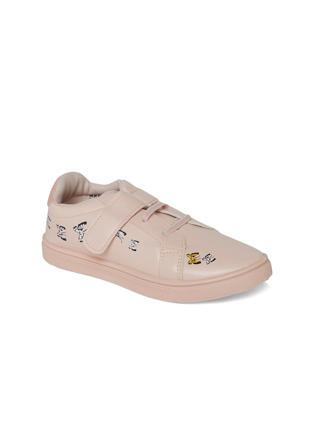 

Pantaloons Junior Girls Pink Printed PU Sneakers