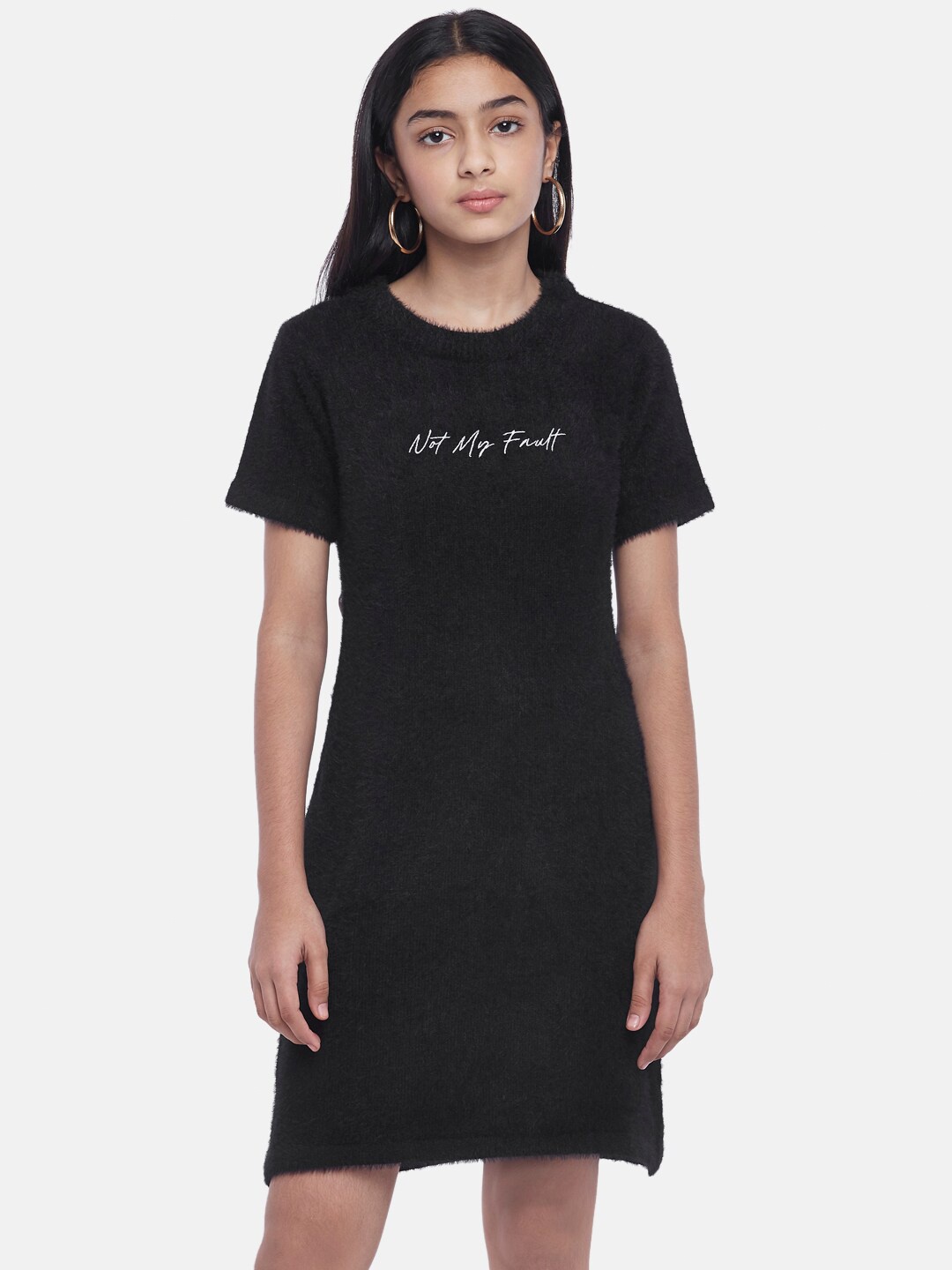 

Coolsters by Pantaloons Black T-shirt Dress