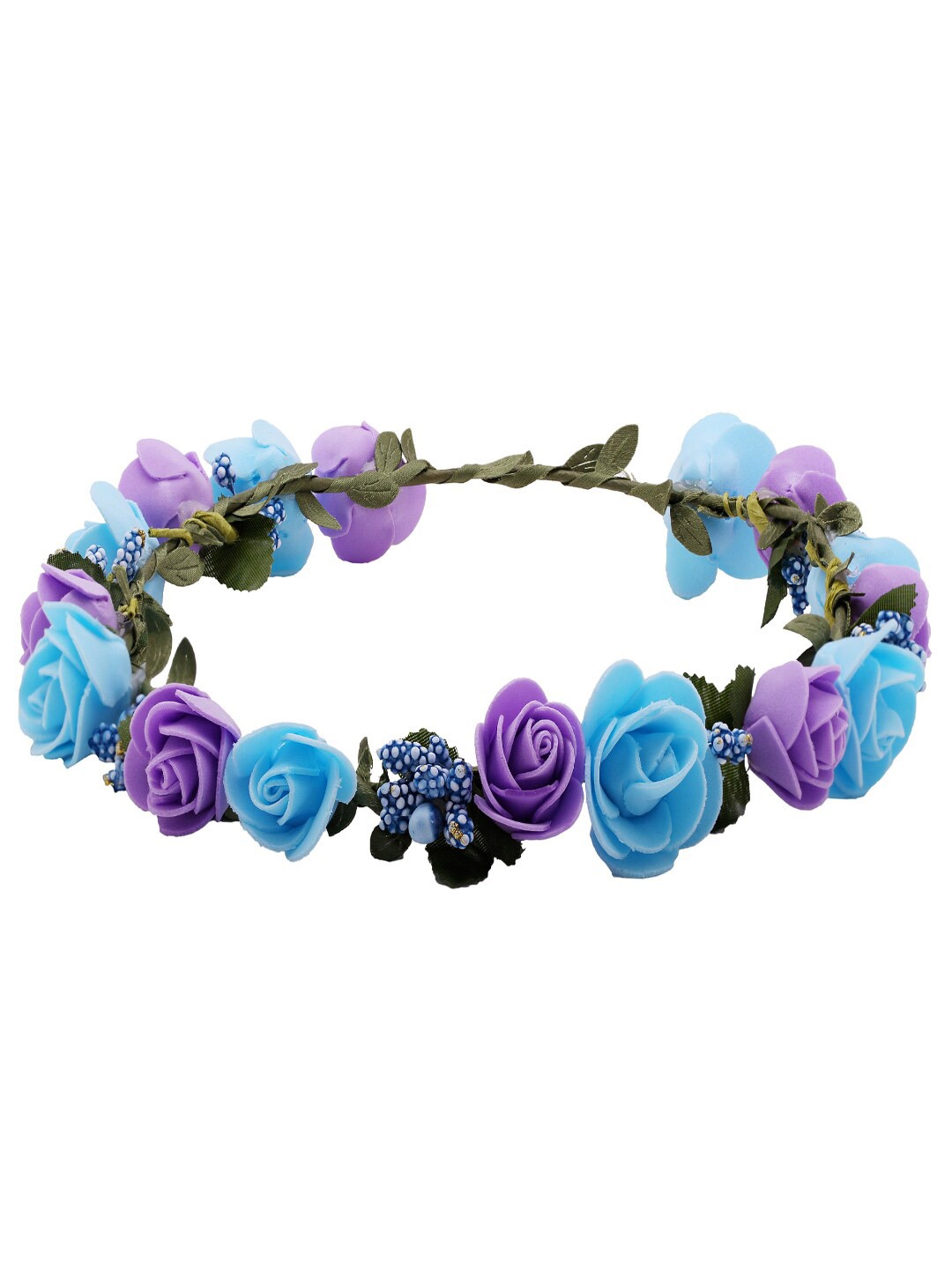 

Sanjog Girls Floral Embellished Tiara, Purple