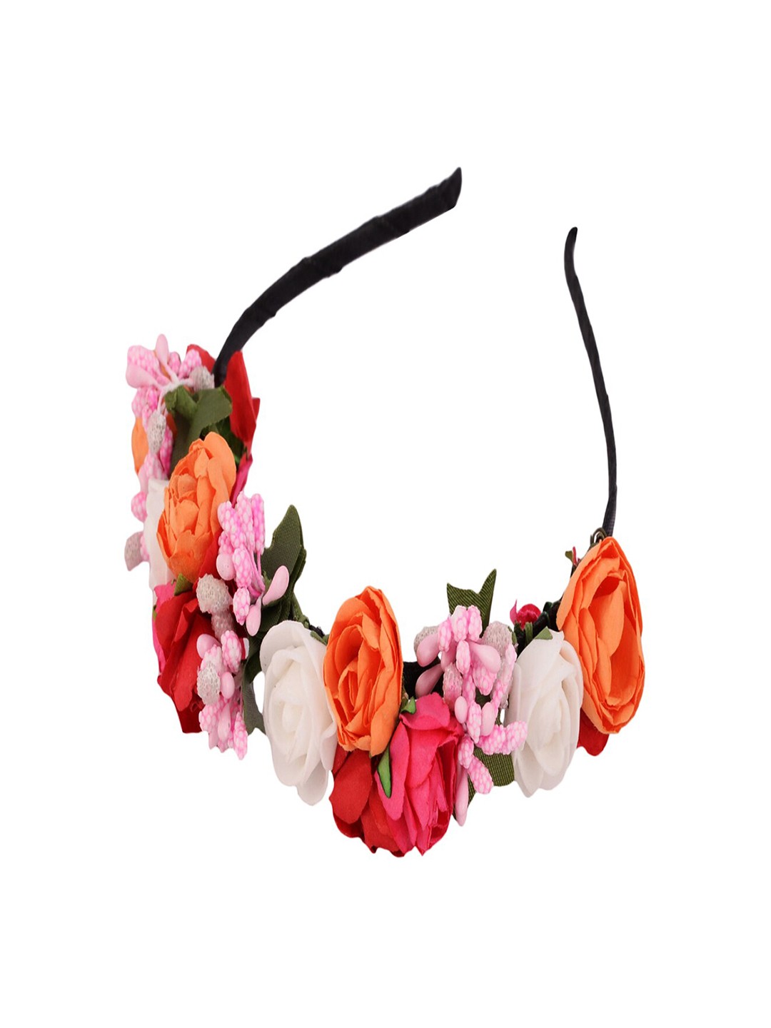 

Sanjog Girls Embellished Hairband, Orange