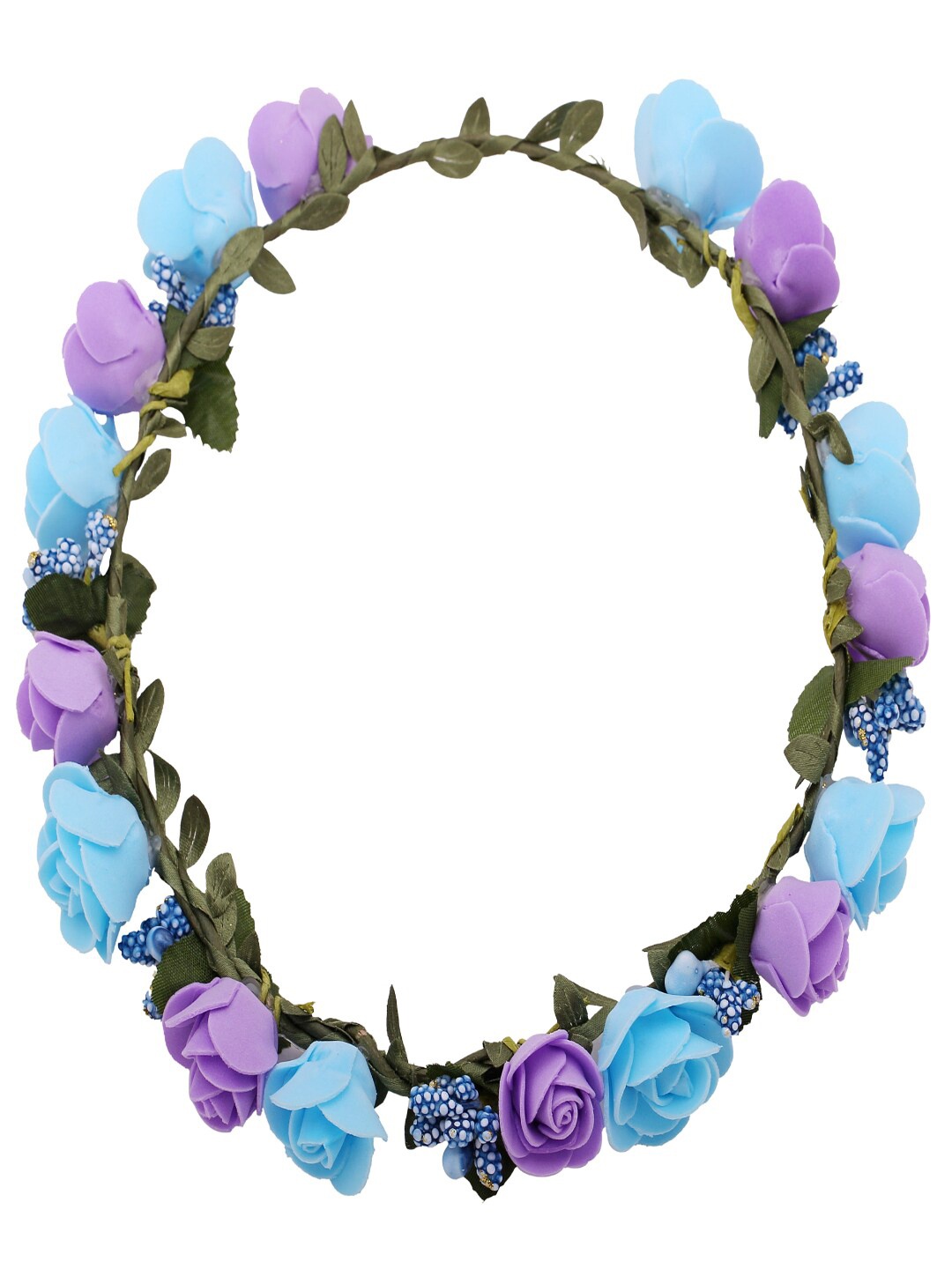 

Sanjog Women Floral Tiara, Purple
