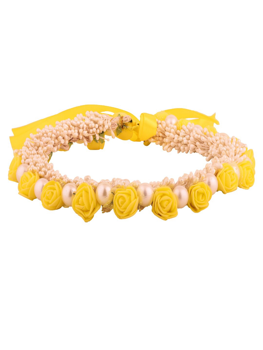 

Sanjog Women Embellished Tiara, Yellow