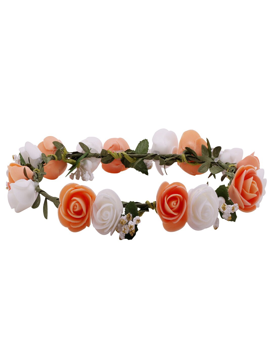 

Sanjog Women Embellished Tiara, Peach