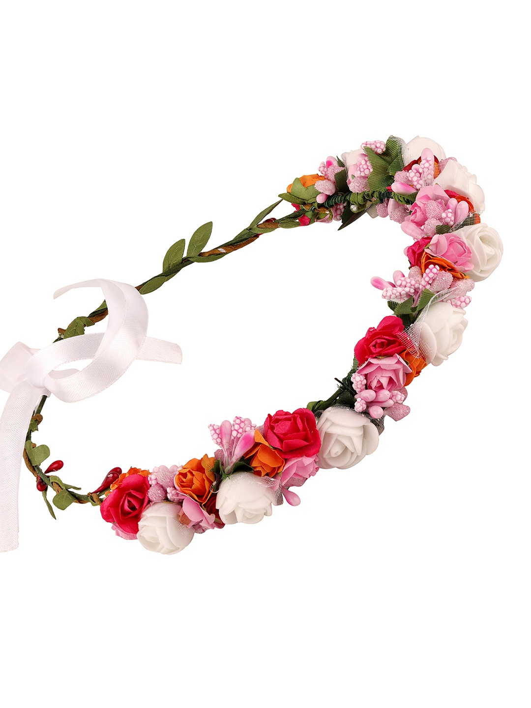 

Sanjog Girls Embellished Tiara, Orange