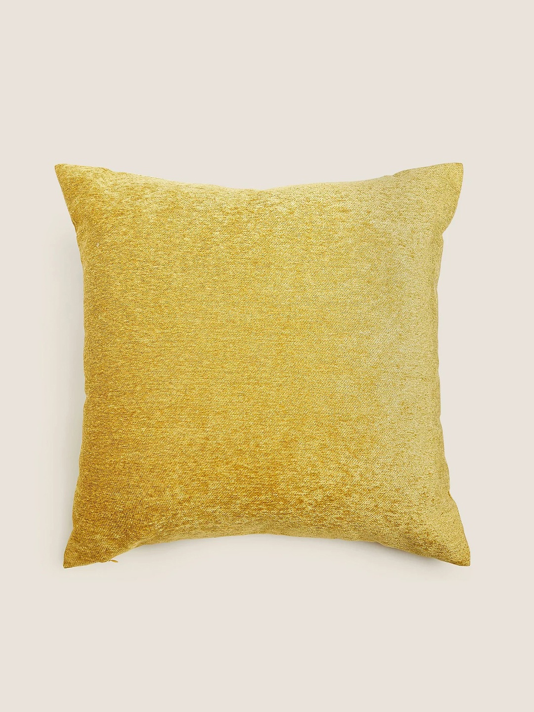 

Marks & Spencer Mustard Yellow Chenille Cushion