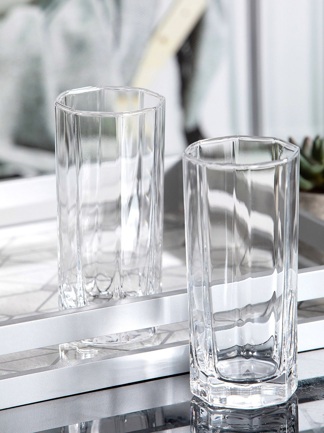 

Luminarc Set Of 6 Transparent Solid Glass Tumblers 320ml each