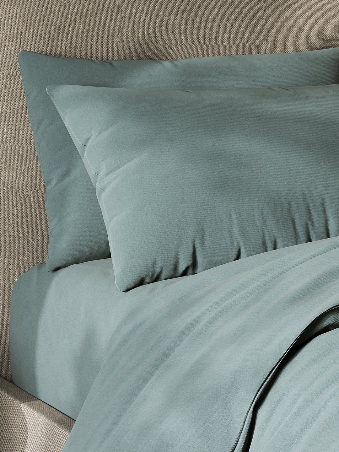 

Marks & Spencer Blue 2 Pieces Cotton Rectangle Pillow Covers