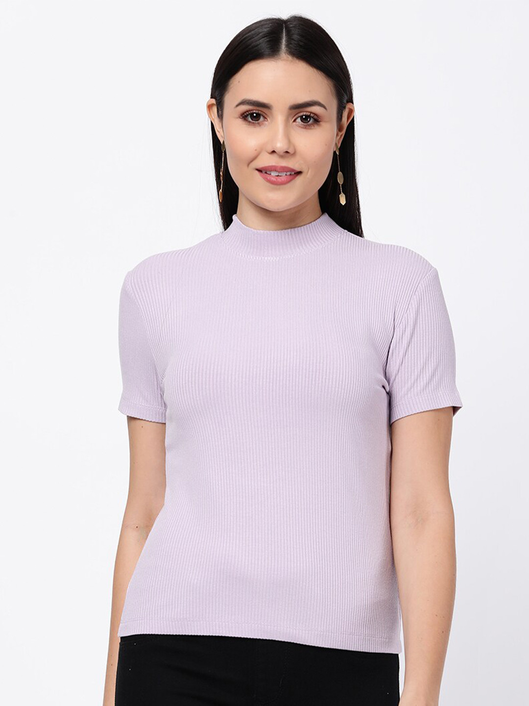 

R&B Purple Striped Top