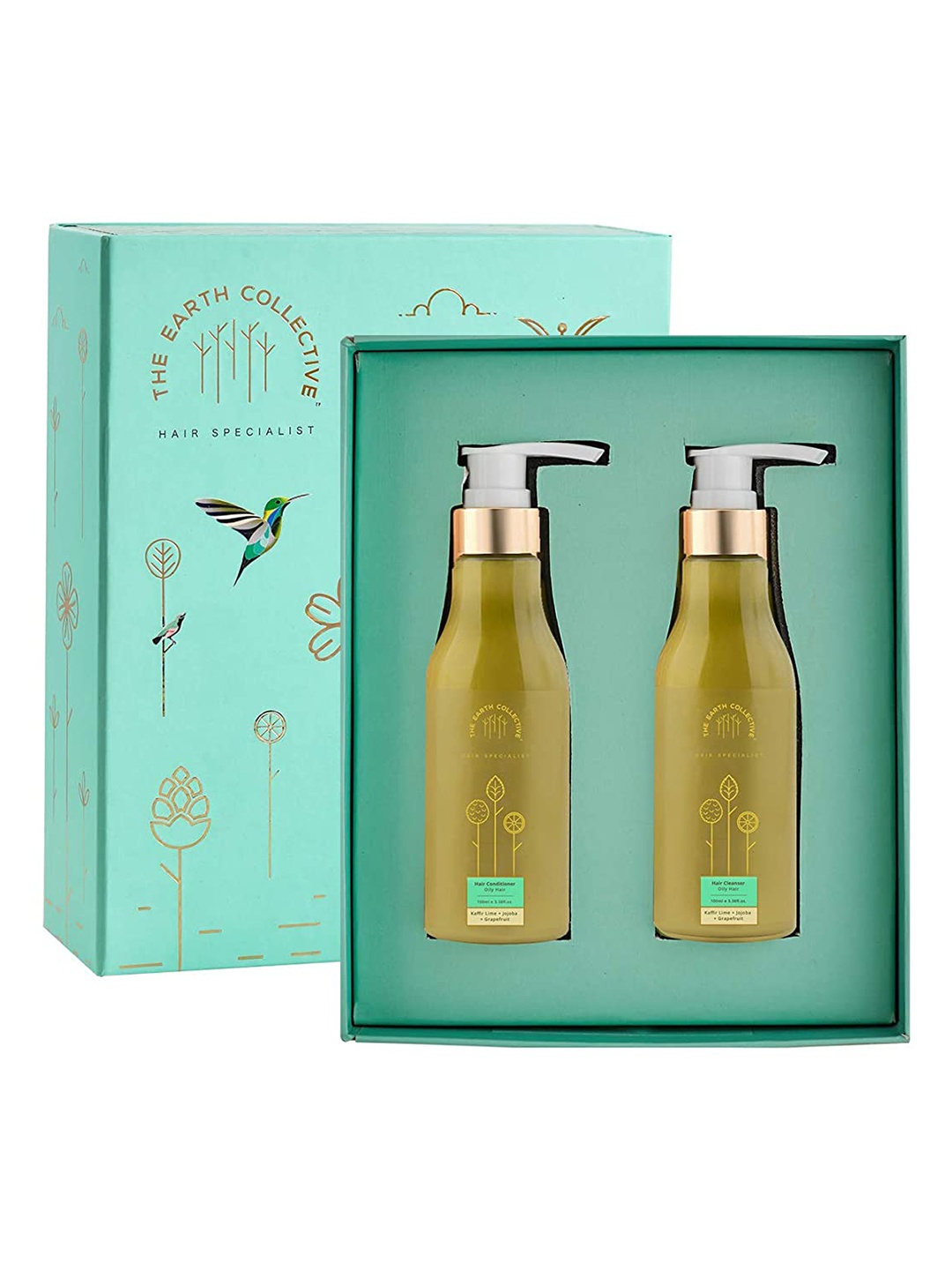 

The Earth Collective The Detox Blend Hair Care Gift Box - 200ml, Green