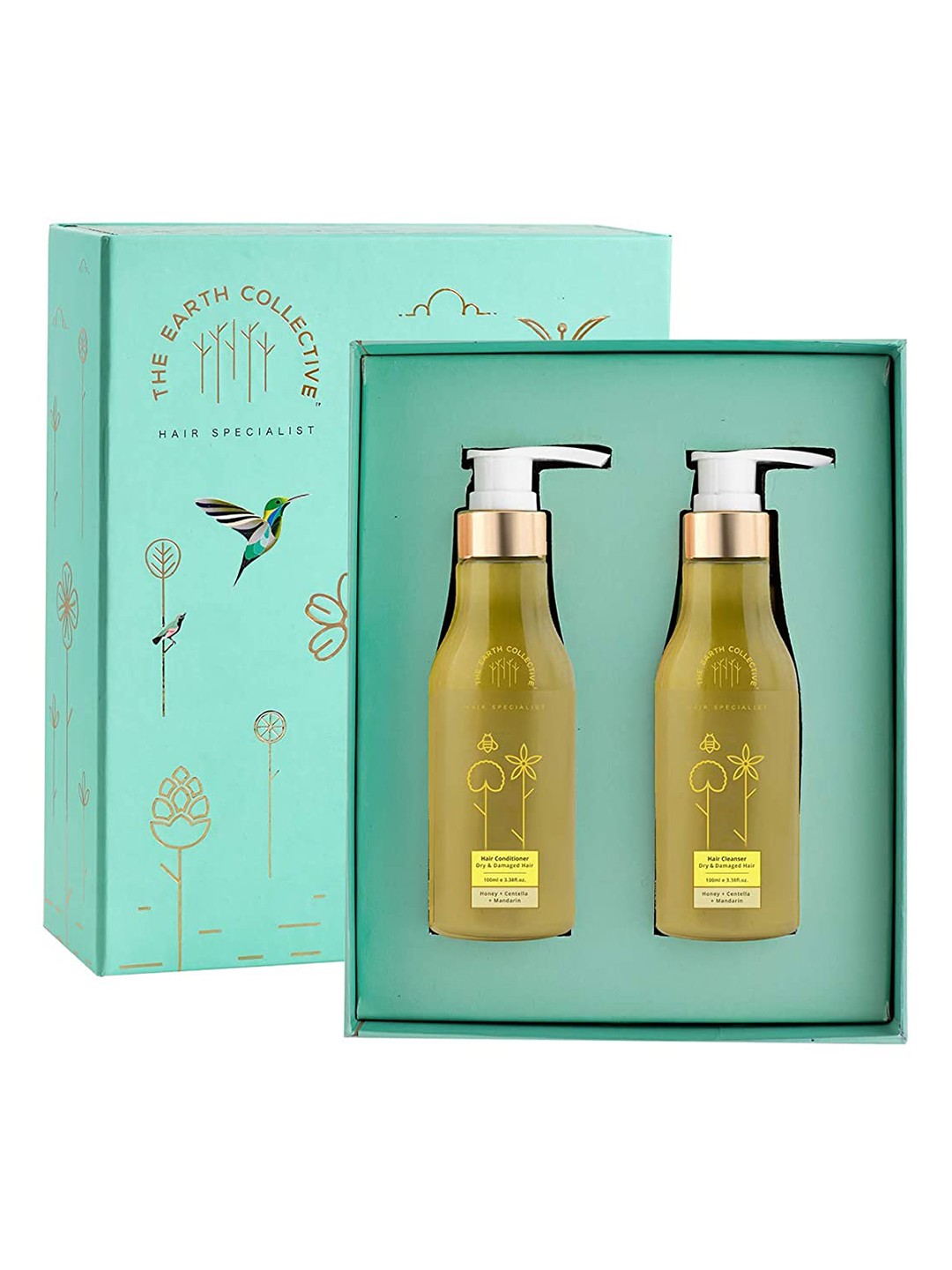 

The Earth Collective The Moisture Blend Hair Care Gift Box - 200ml, Green