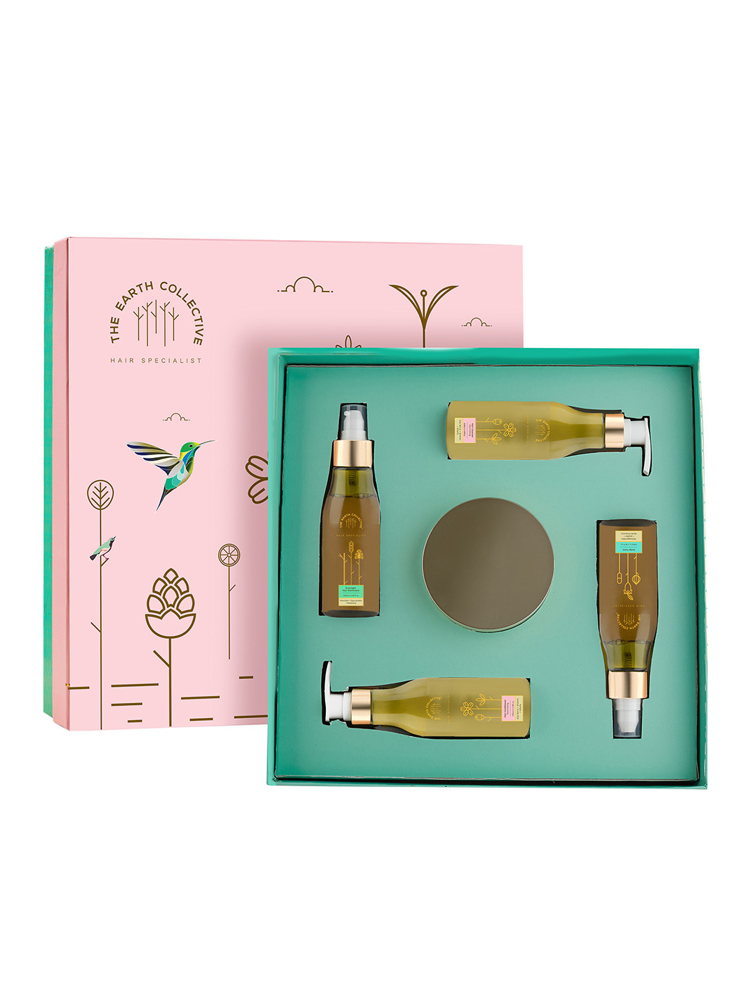 

The Earth Collective The Nourishment Collective Hair Care Gift Box - 600ml, Pink