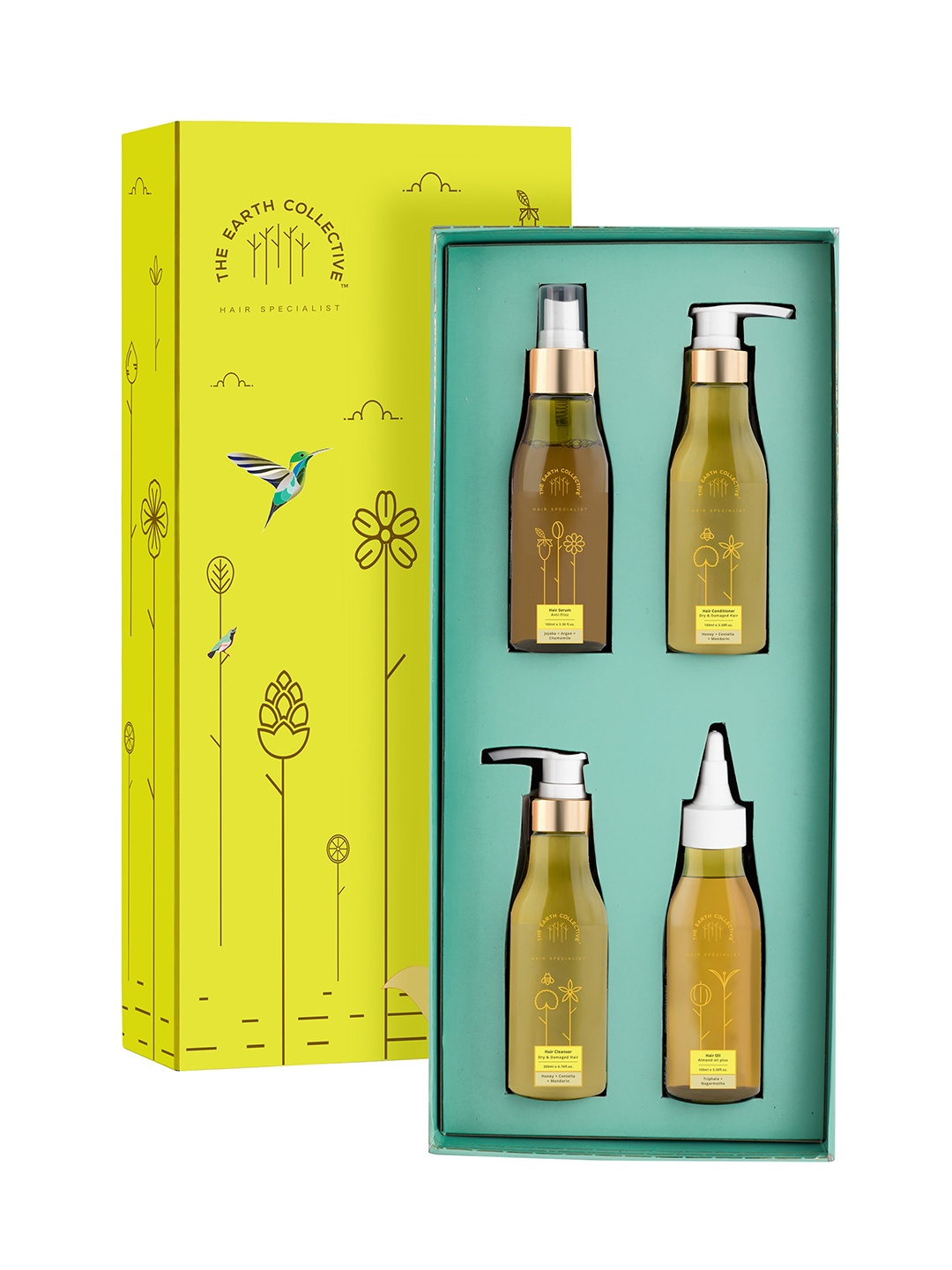 

The Earth Collective The Moisture Specialist Hair Care Gift Box - 400ml, Yellow
