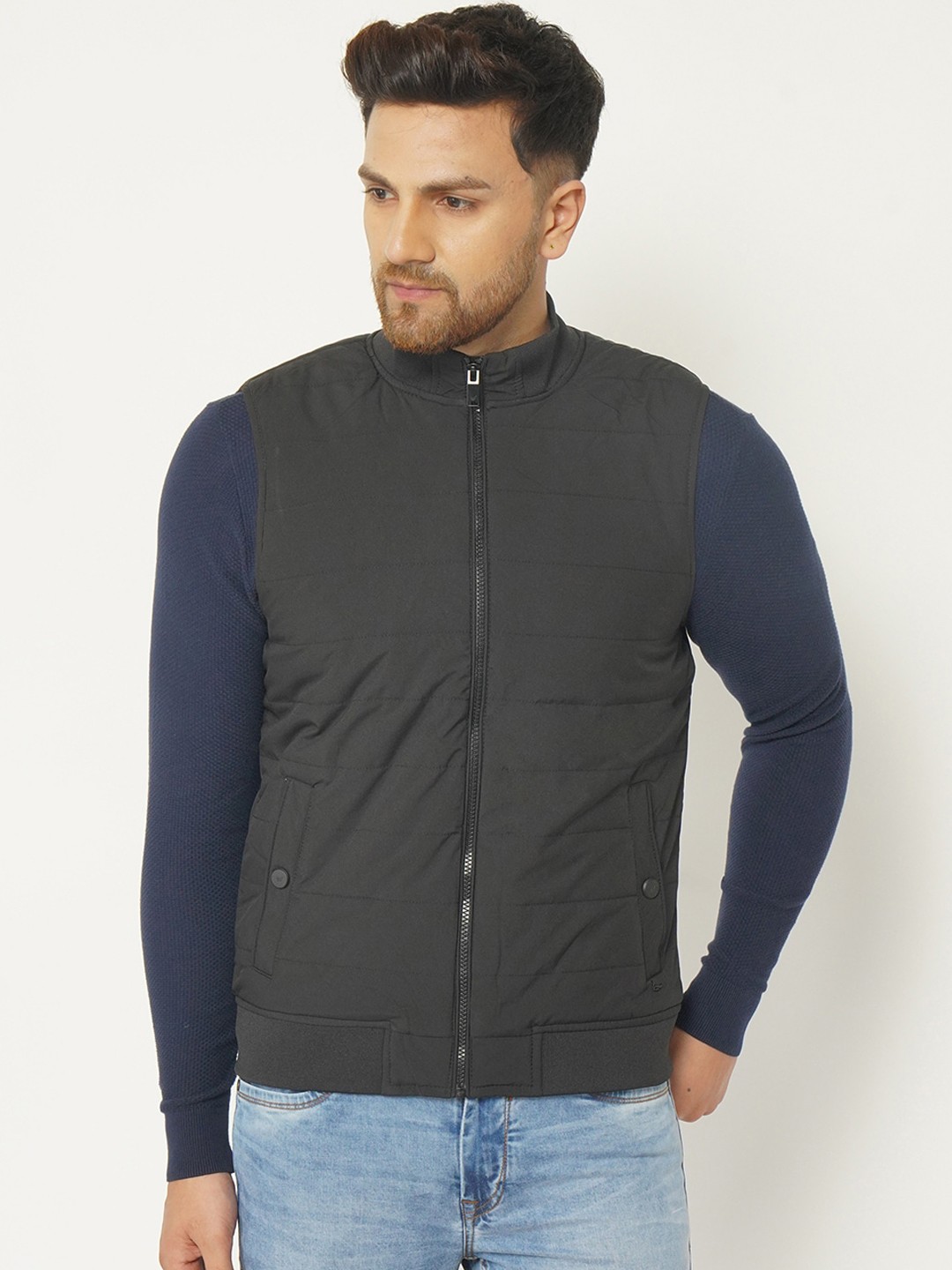 

Blackberrys Men Black Solid Jacket