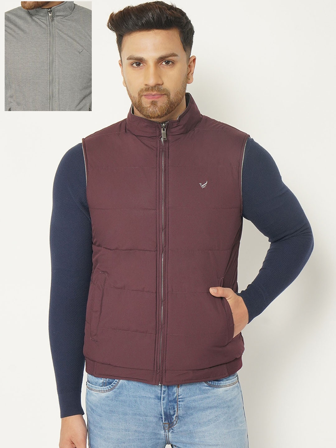 

Blackberrys Men Red Solid Padded Jacket