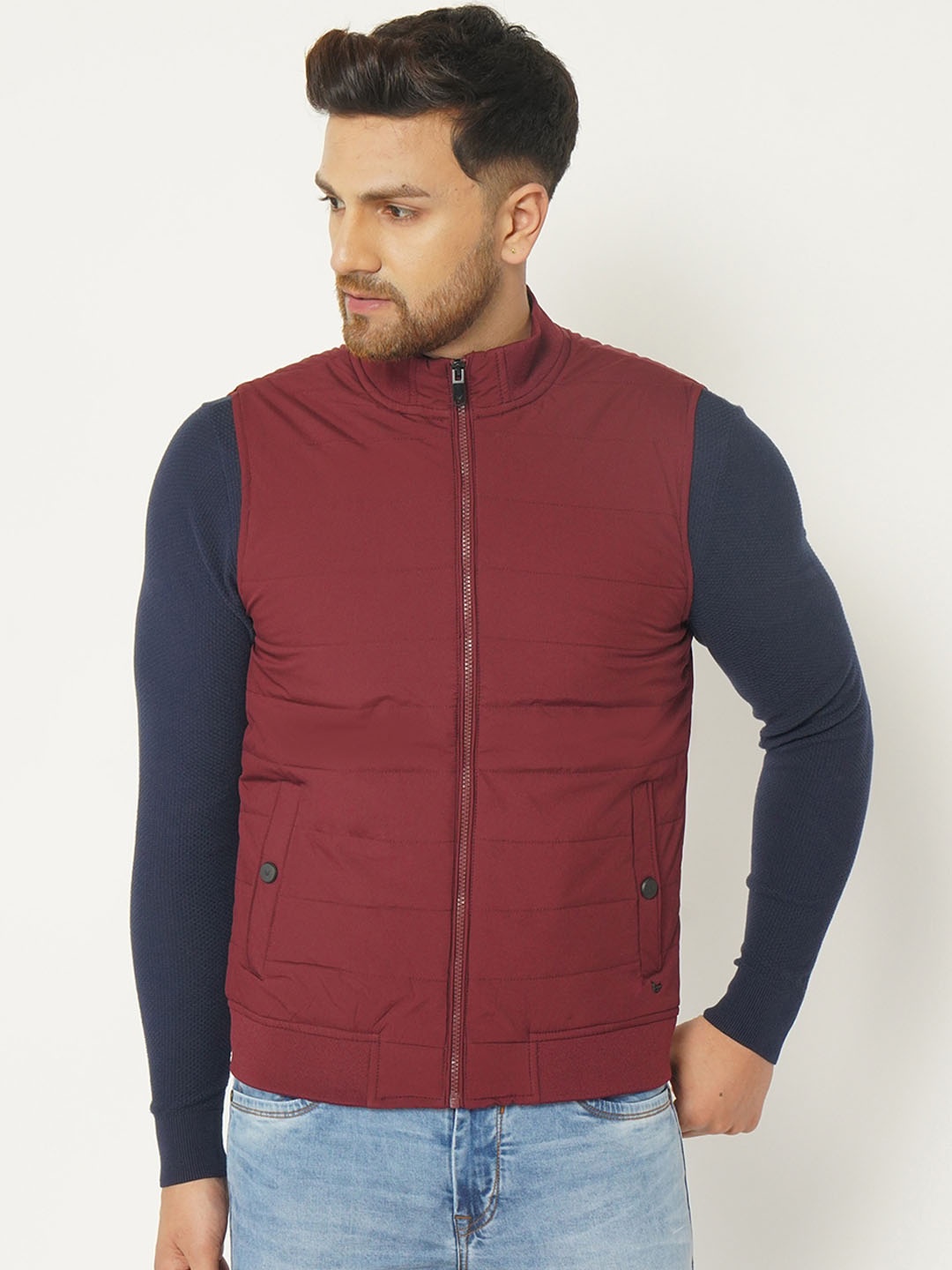 

Blackberrys Men Red Solid Padded Jacket