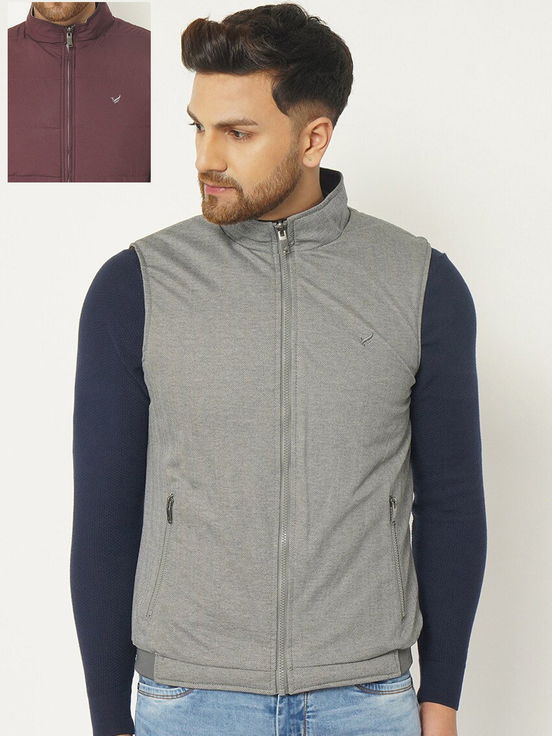 

Blackberrys Men Red Solid Padded Jacket