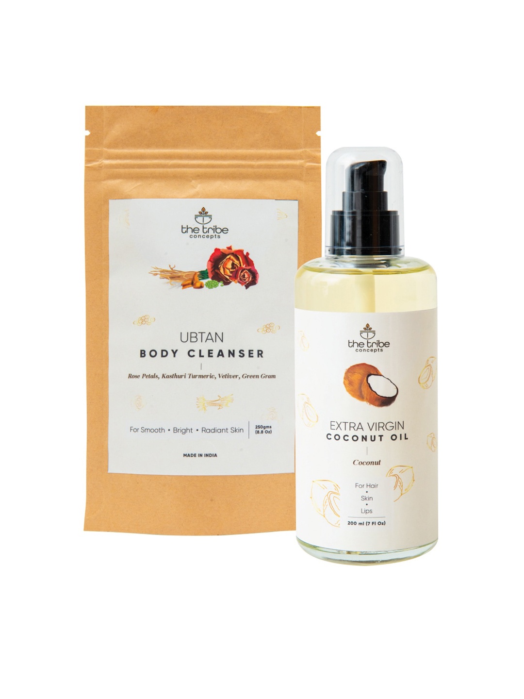 

The Tribe Concepts Body Polishing Kit(250g + 200ml), Peach