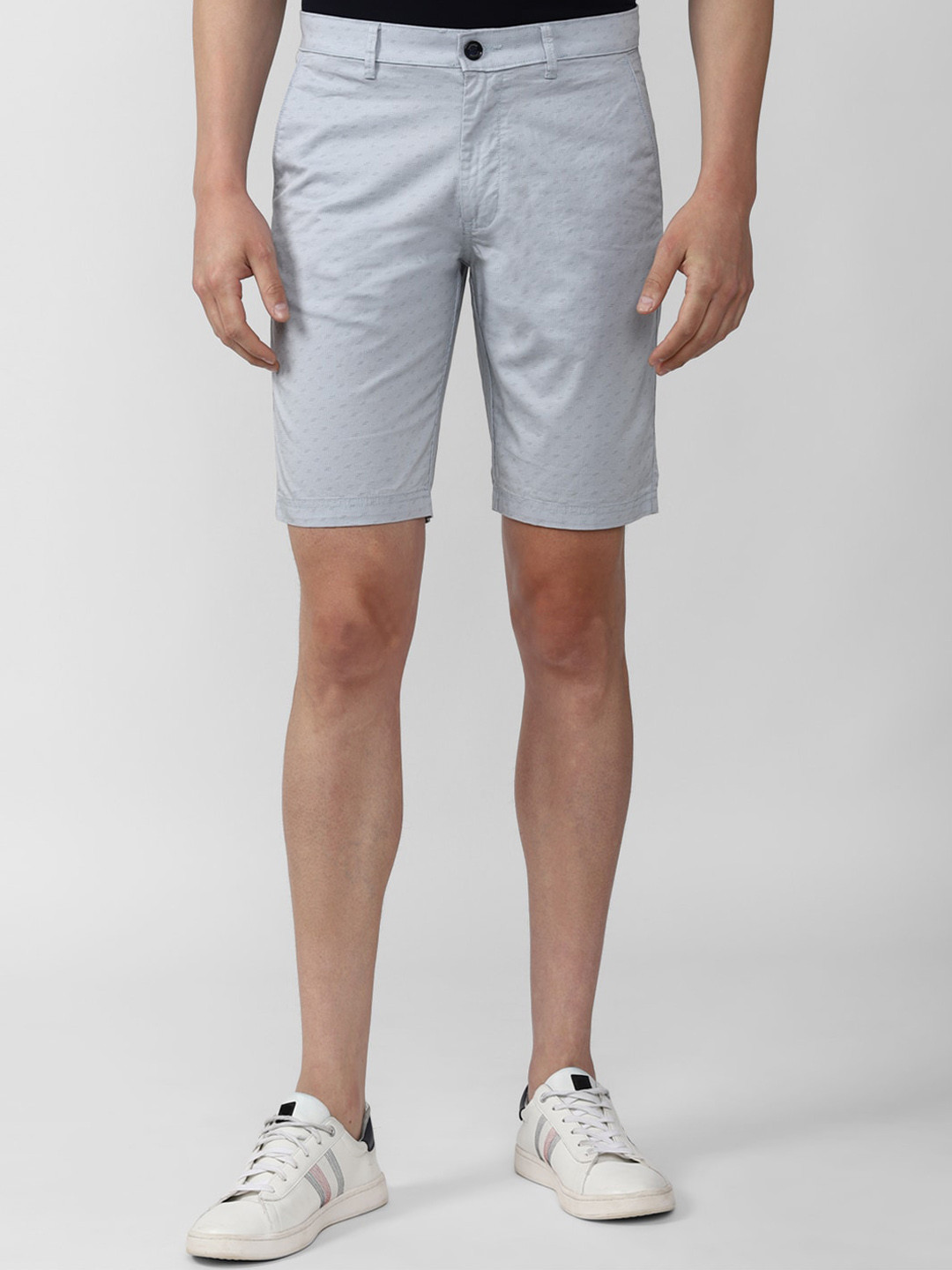 

Van Heusen Sport Men Self Design Shorts, Blue