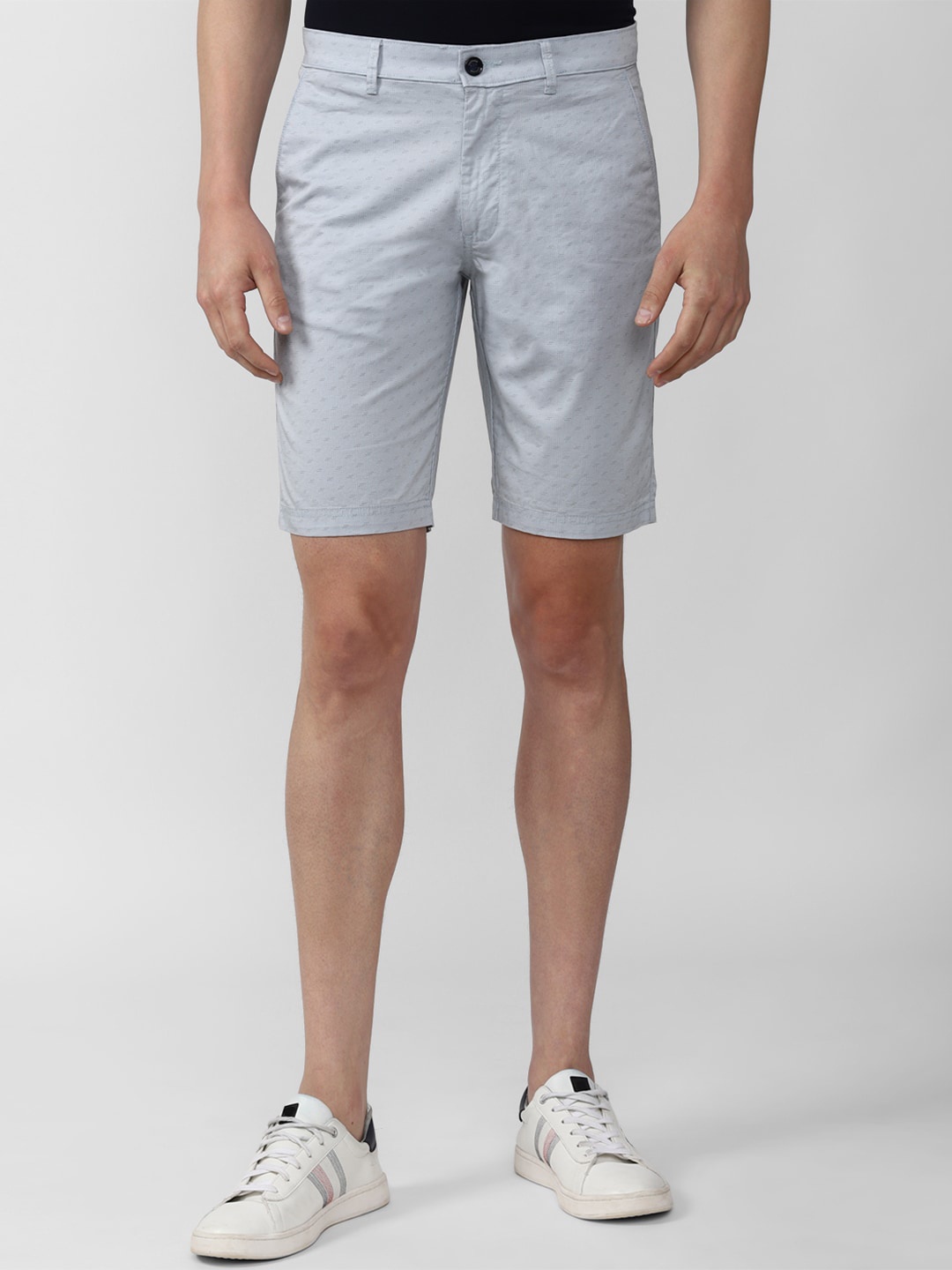 

Van Heusen Sport Men Printed Pure Cotton Shorts, Blue