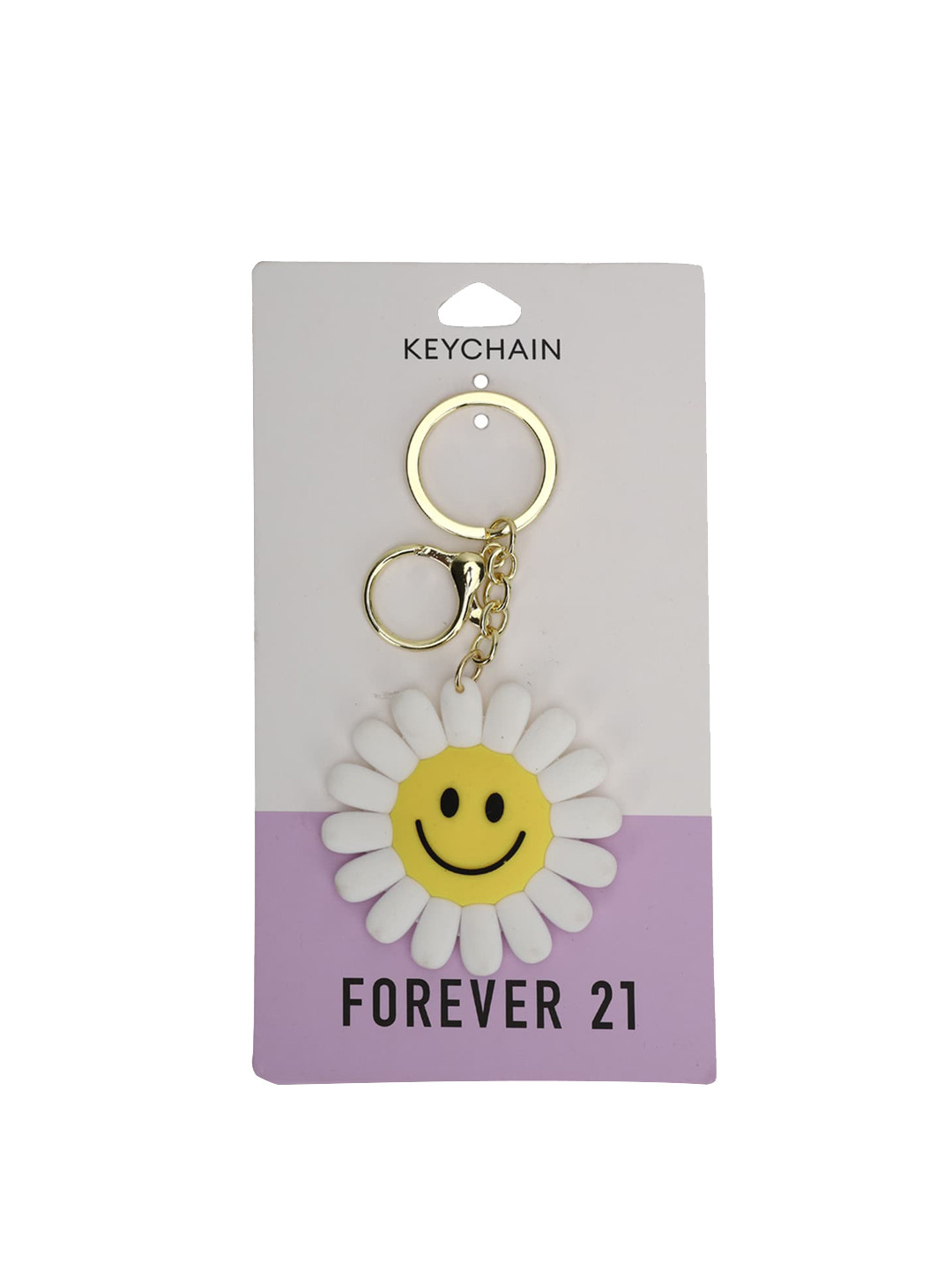 

FOREVER 21 Women Solid Key chain, Yellow