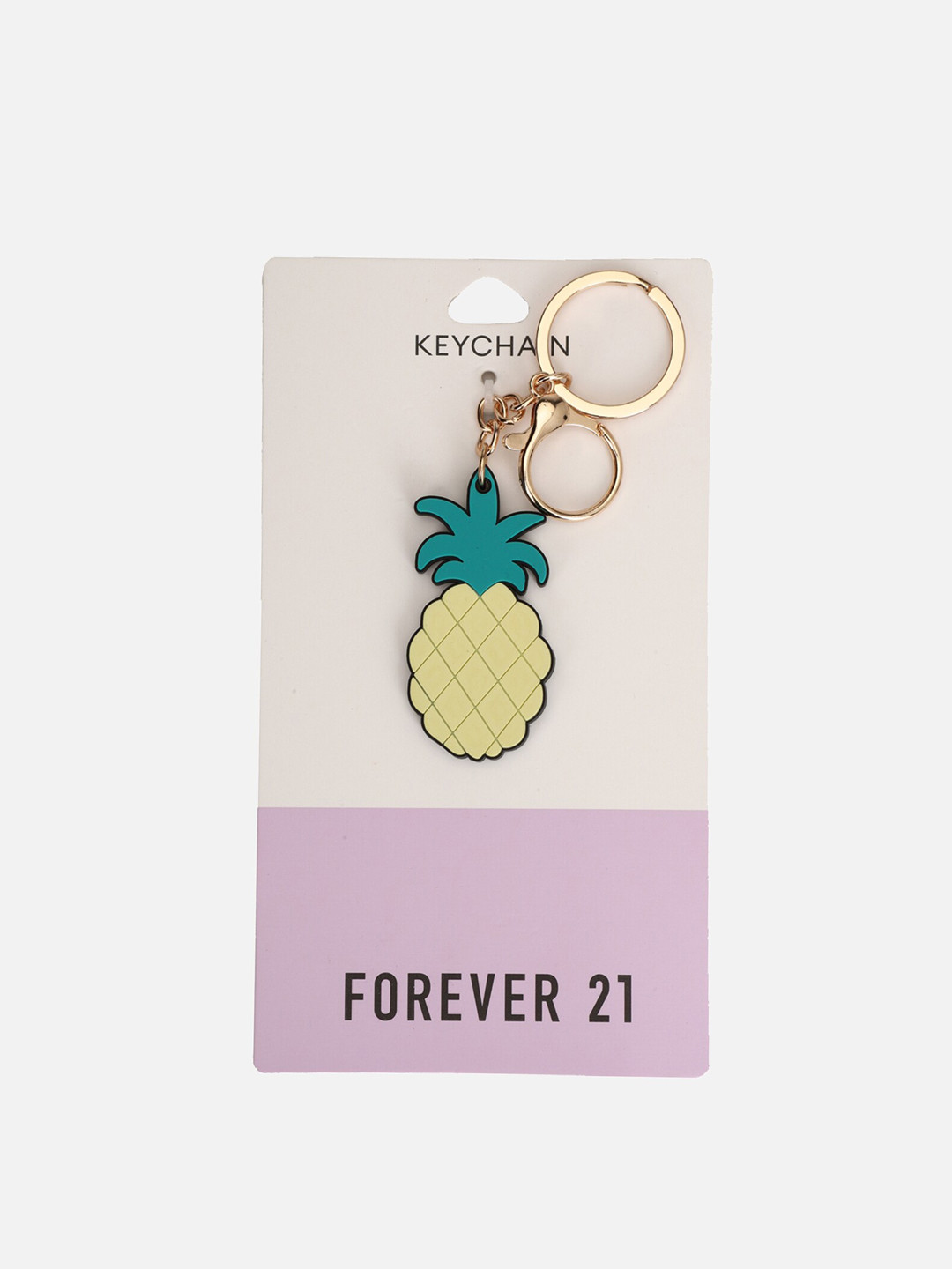 

FOREVER 21 Women Solid Key chain, Yellow