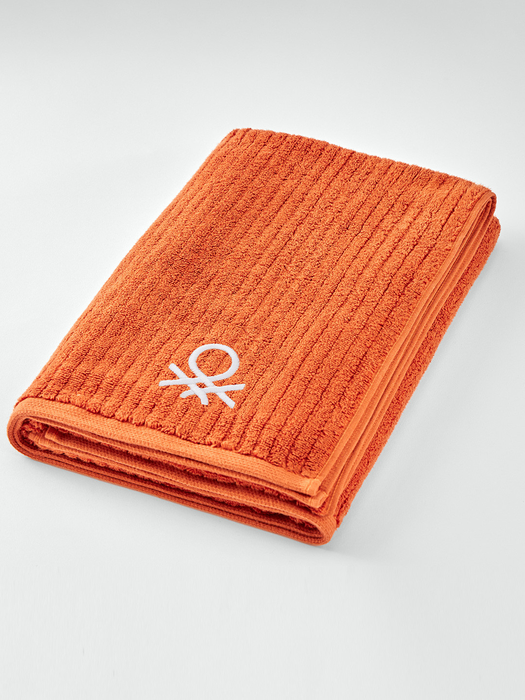 

United Colors of Benetton Rust Brown Safari Cotton Zero Twist Bath towel