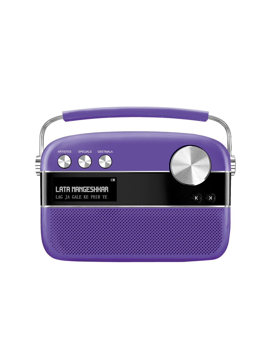 

Saregama Carvaan Purple Premium Hindi (Pop Colour) Music Player with 5000 Preloaded Songs