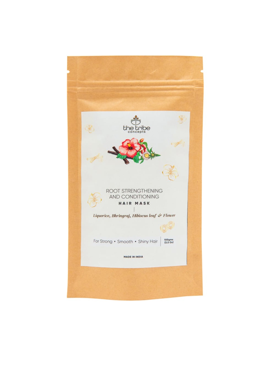 

The Tribe Concepts Root Strengthening & Conditioning Hair Mask 100g, Peach