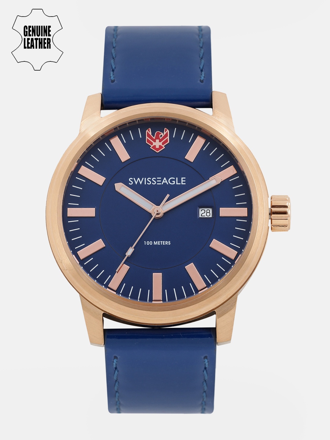 

Swiss Eagle Men Blue Analogue Watch SE-9107-02
