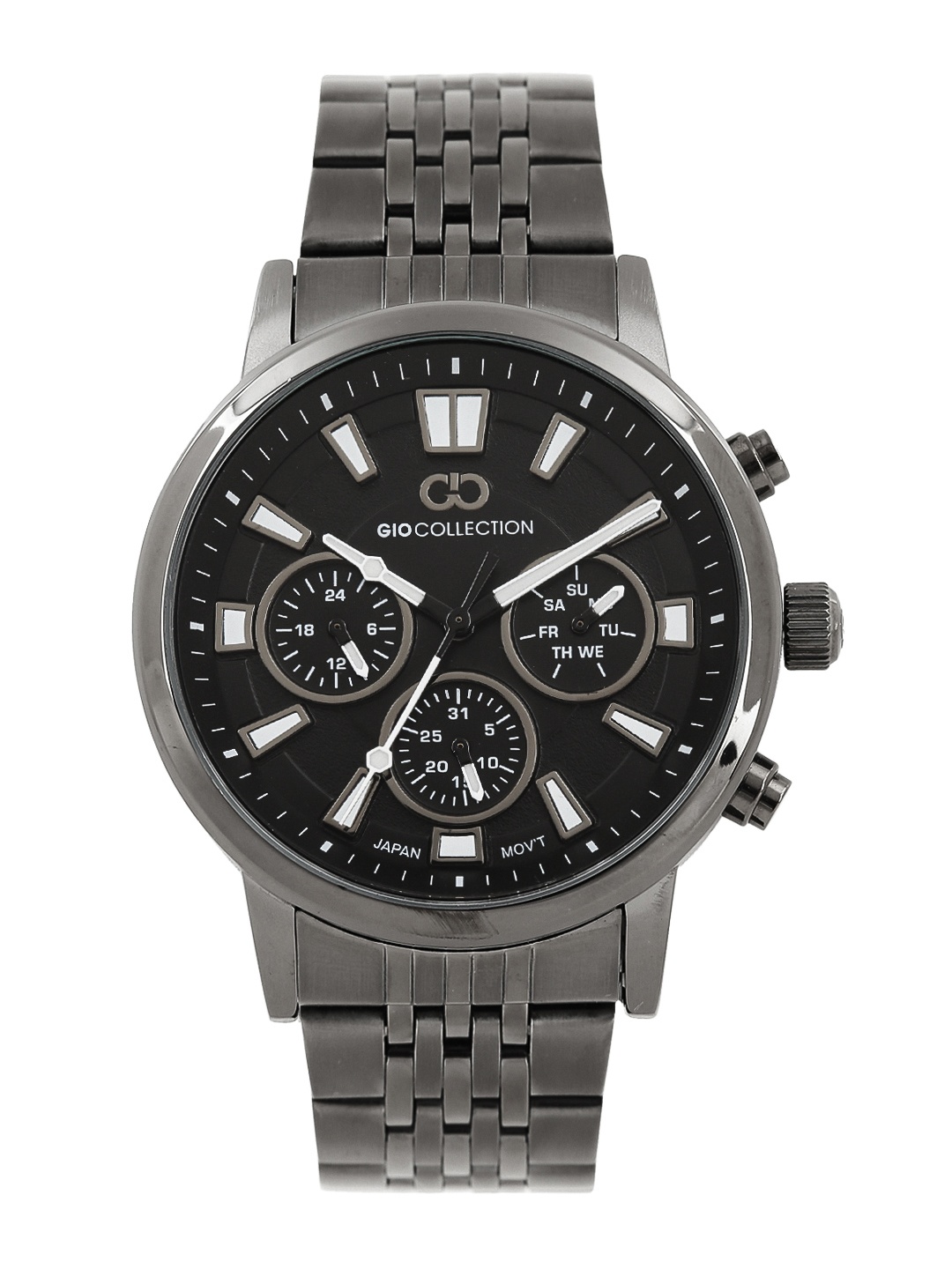 

GIO COLLECTION Men Black Analogue Watch